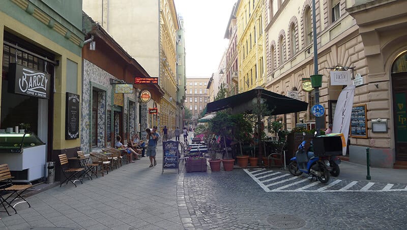 Krúdy Gyula street in District VIII of Budapest
